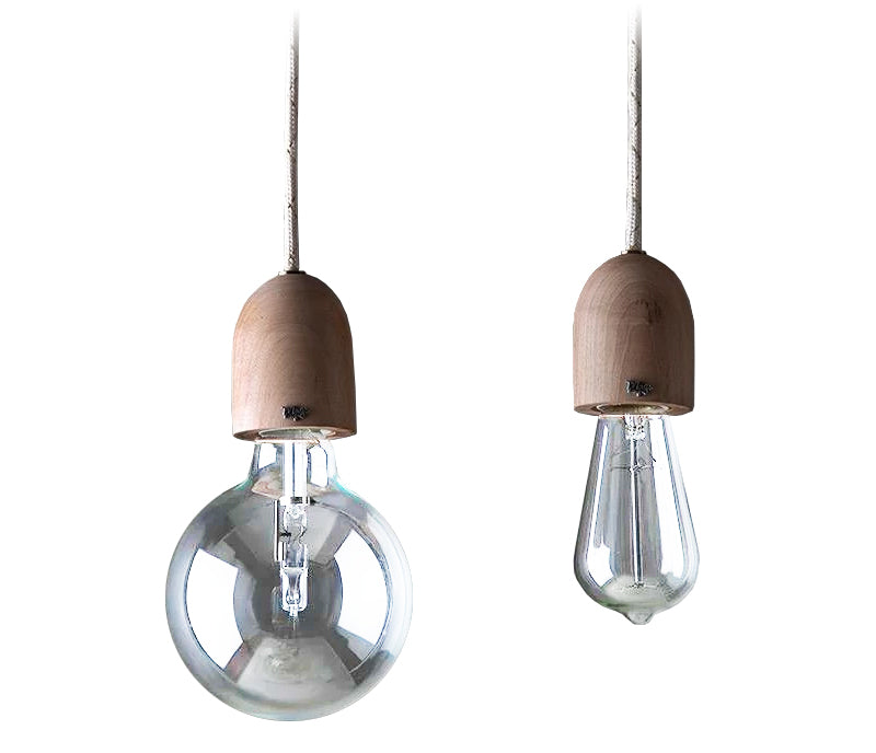 Lámpara colgante Cabezal Madera curvo - Manifesto Design Store